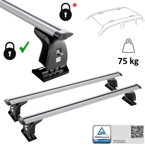 Barres toit aluminium - barres,